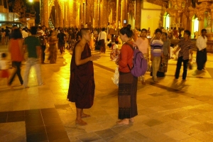 Meeting a monk